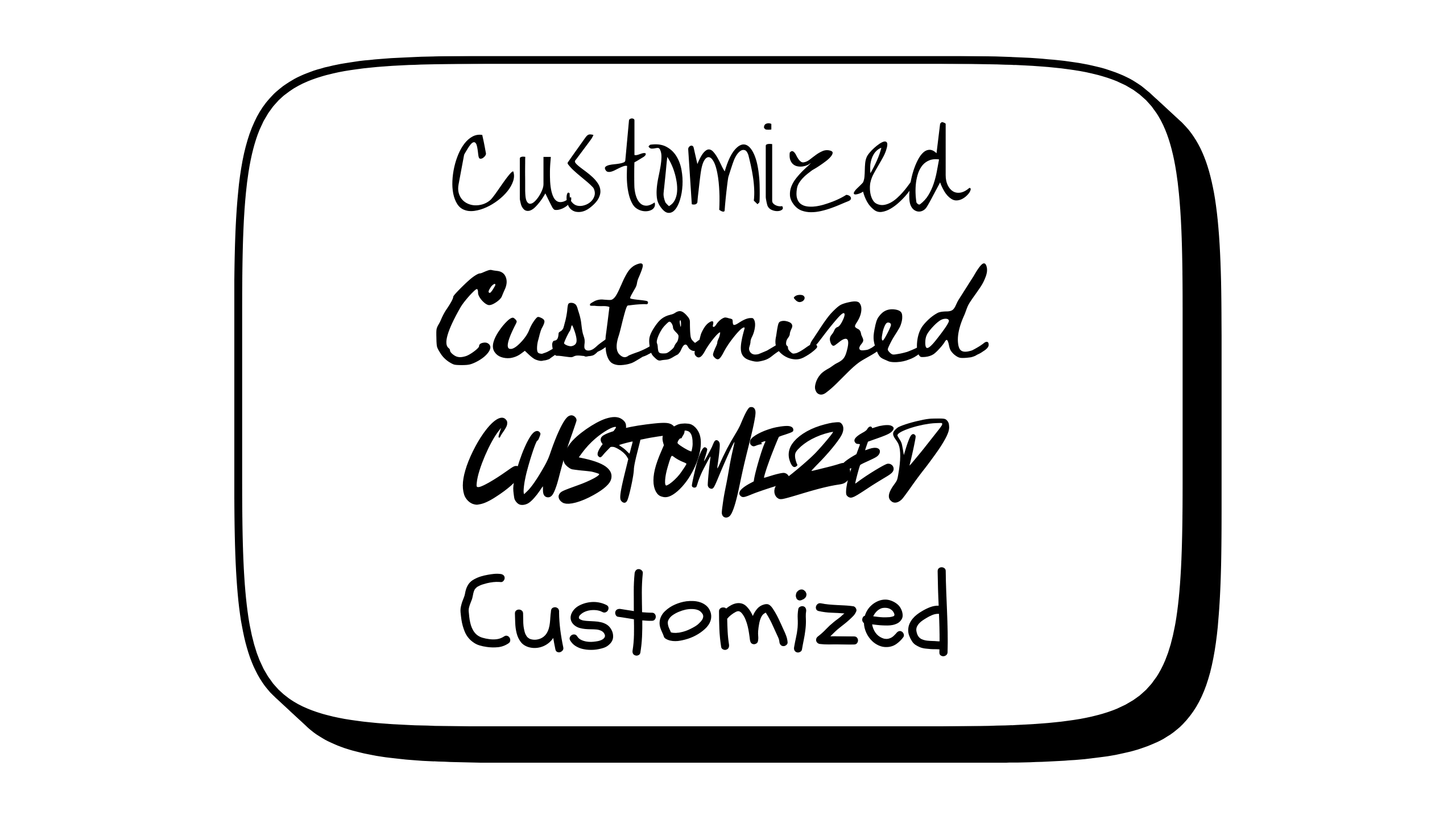 Custom Typography Image Custom Typography
Image