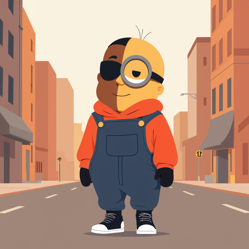 kanye west merges with minion from despicable me