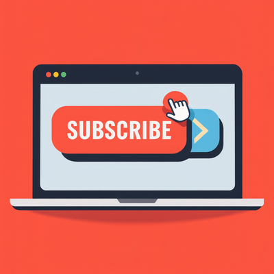 Youtube subscribe and like button