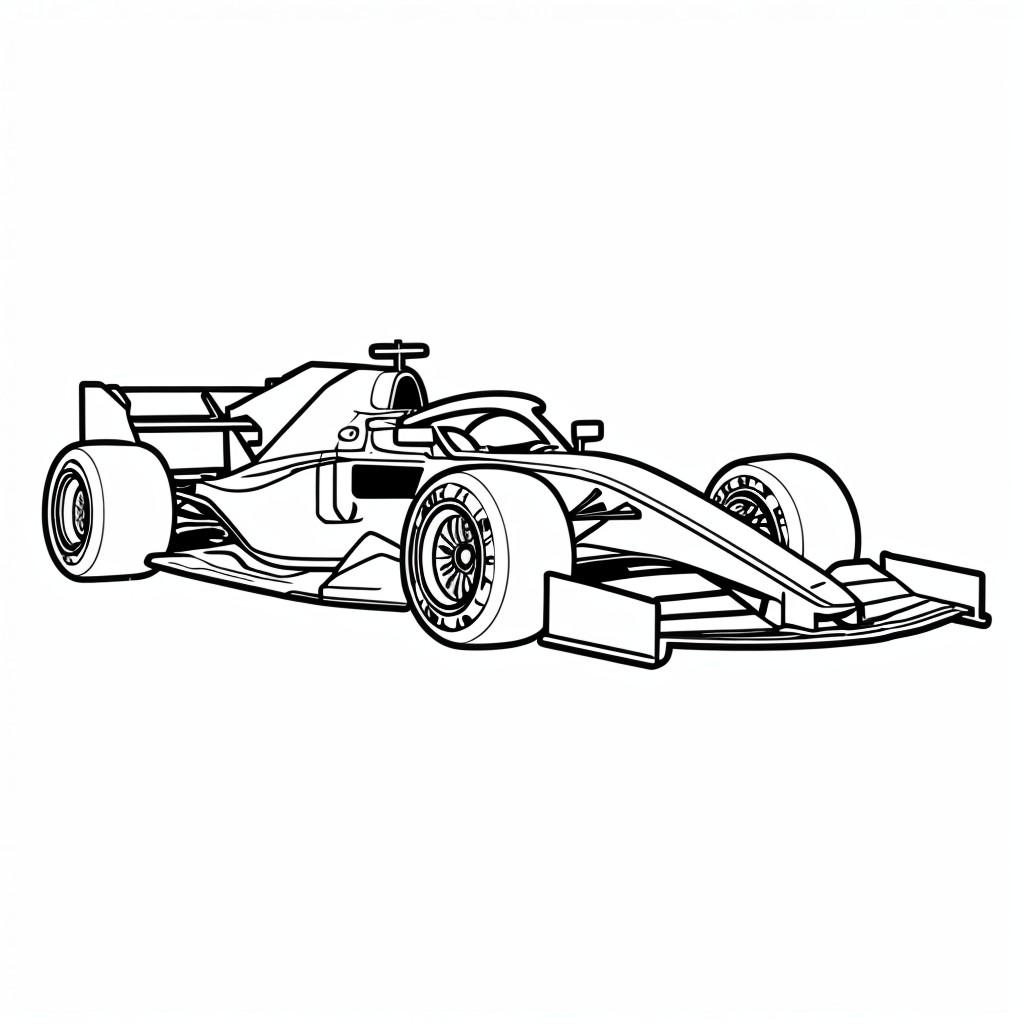 A modern formula one car