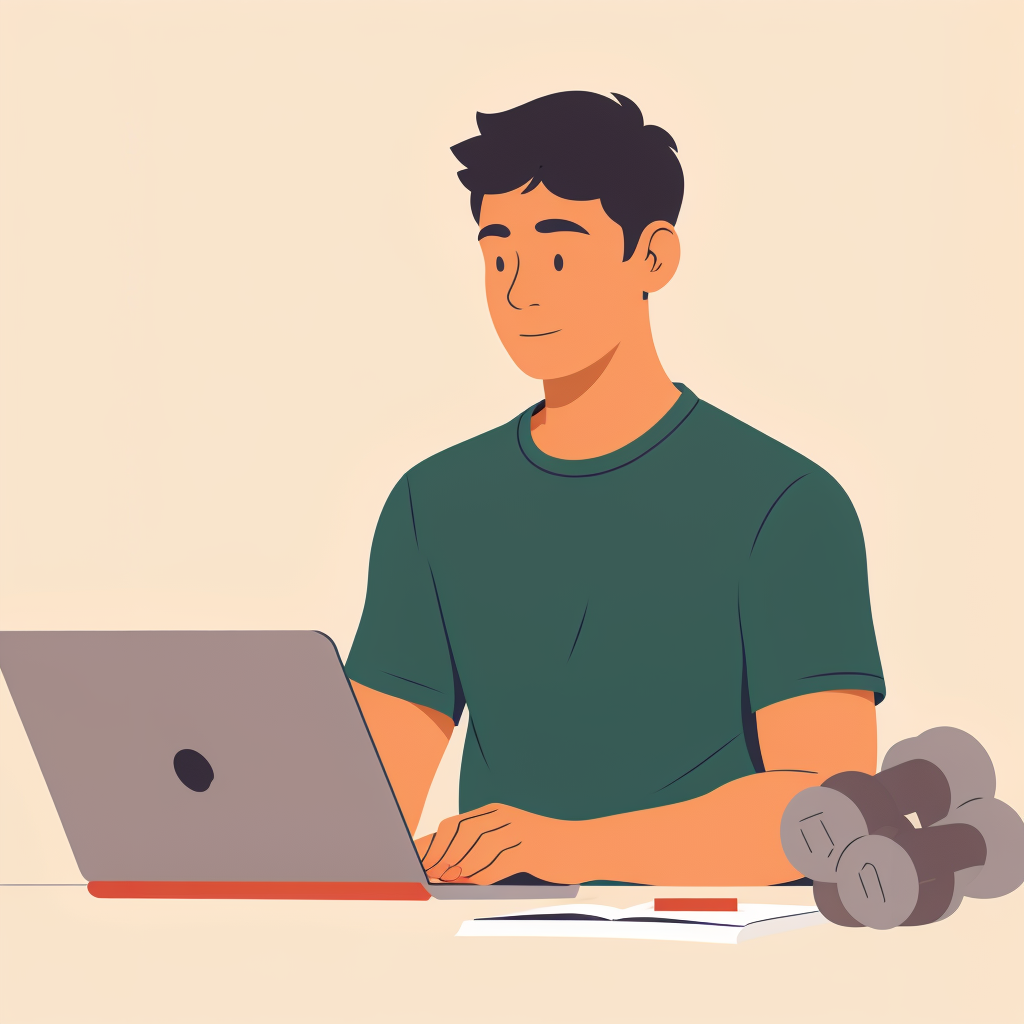 A 29 year old techie proactively preparing for interviews who is a fitness enthusiast