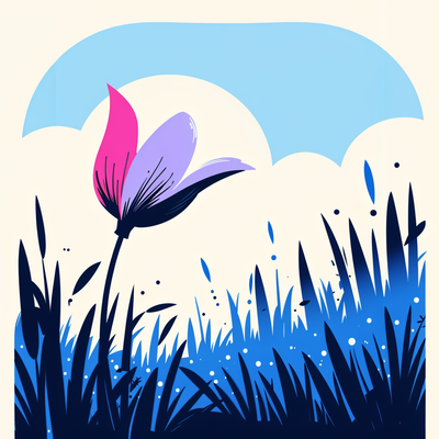a flower blooming,