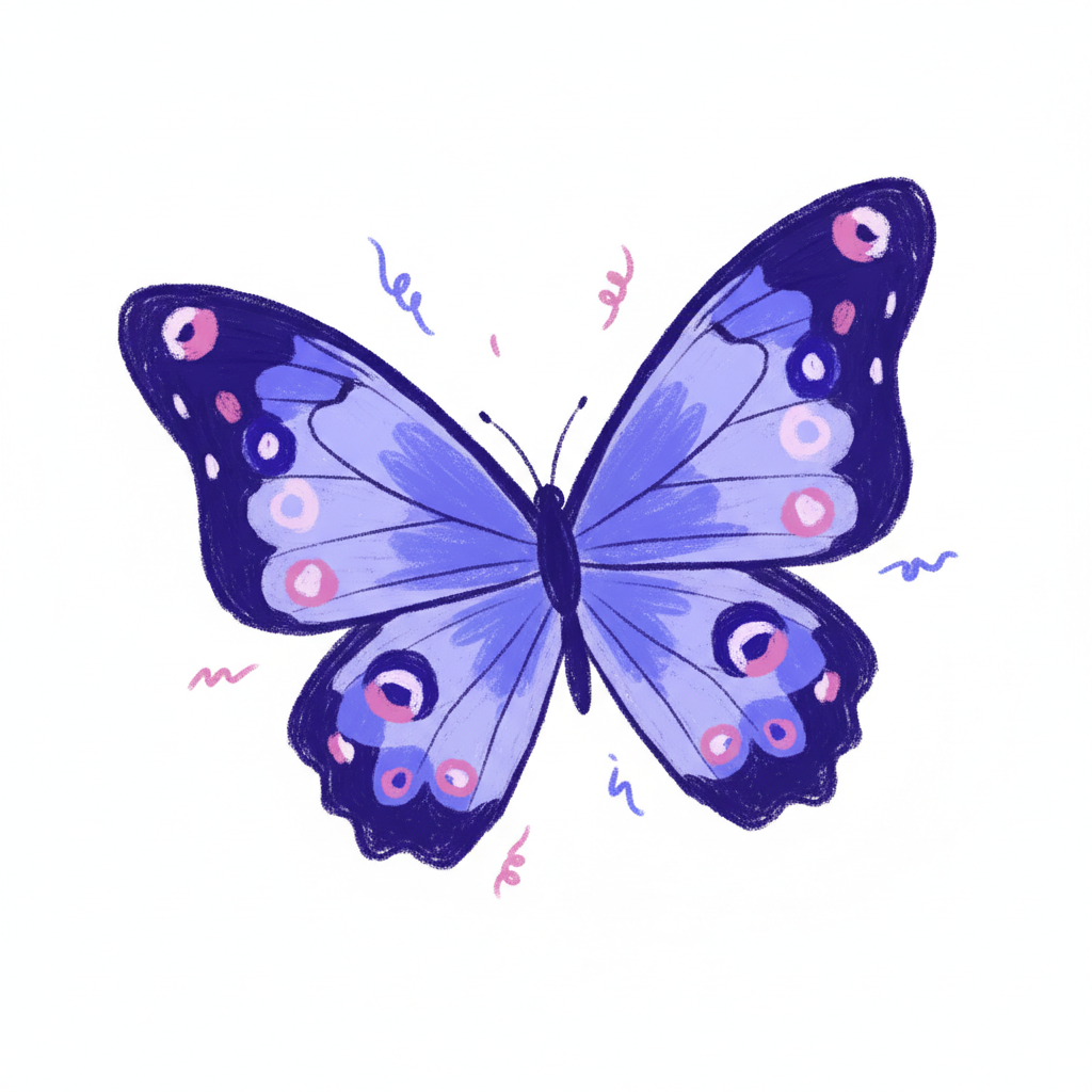 a blue morpho butterfly