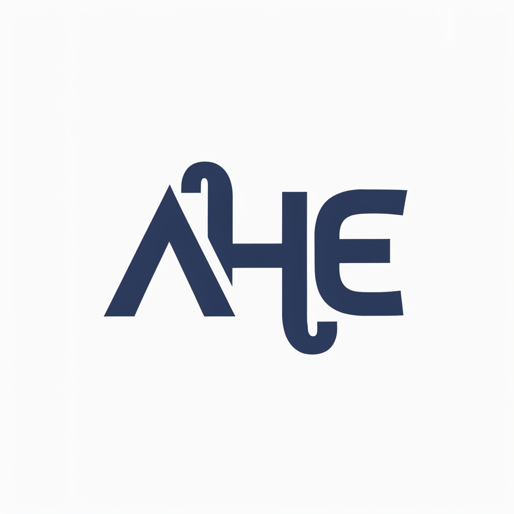A logo made up of three letters AHE.