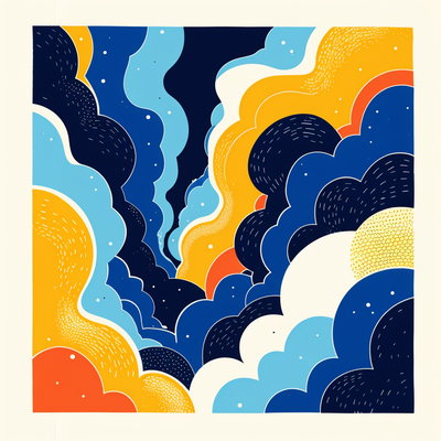 beautiful artpiece in gigven colours