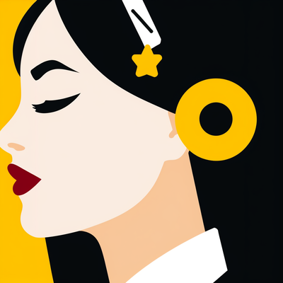 A young waitress with black medium hair in a Noir Occult Setting in the 30s