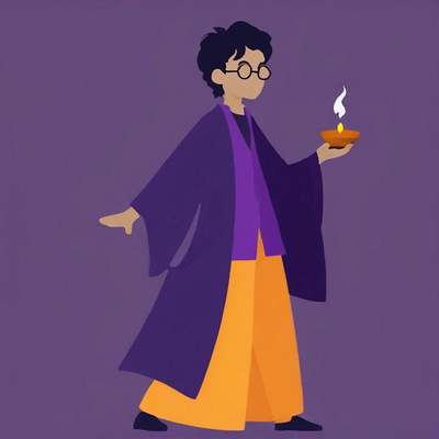 Harry potter during diwali.