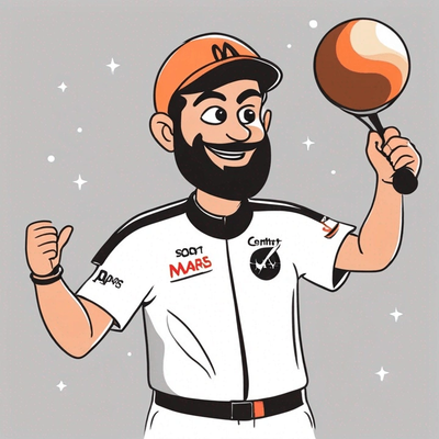 Virat Kohli after he scores a century on Mars.