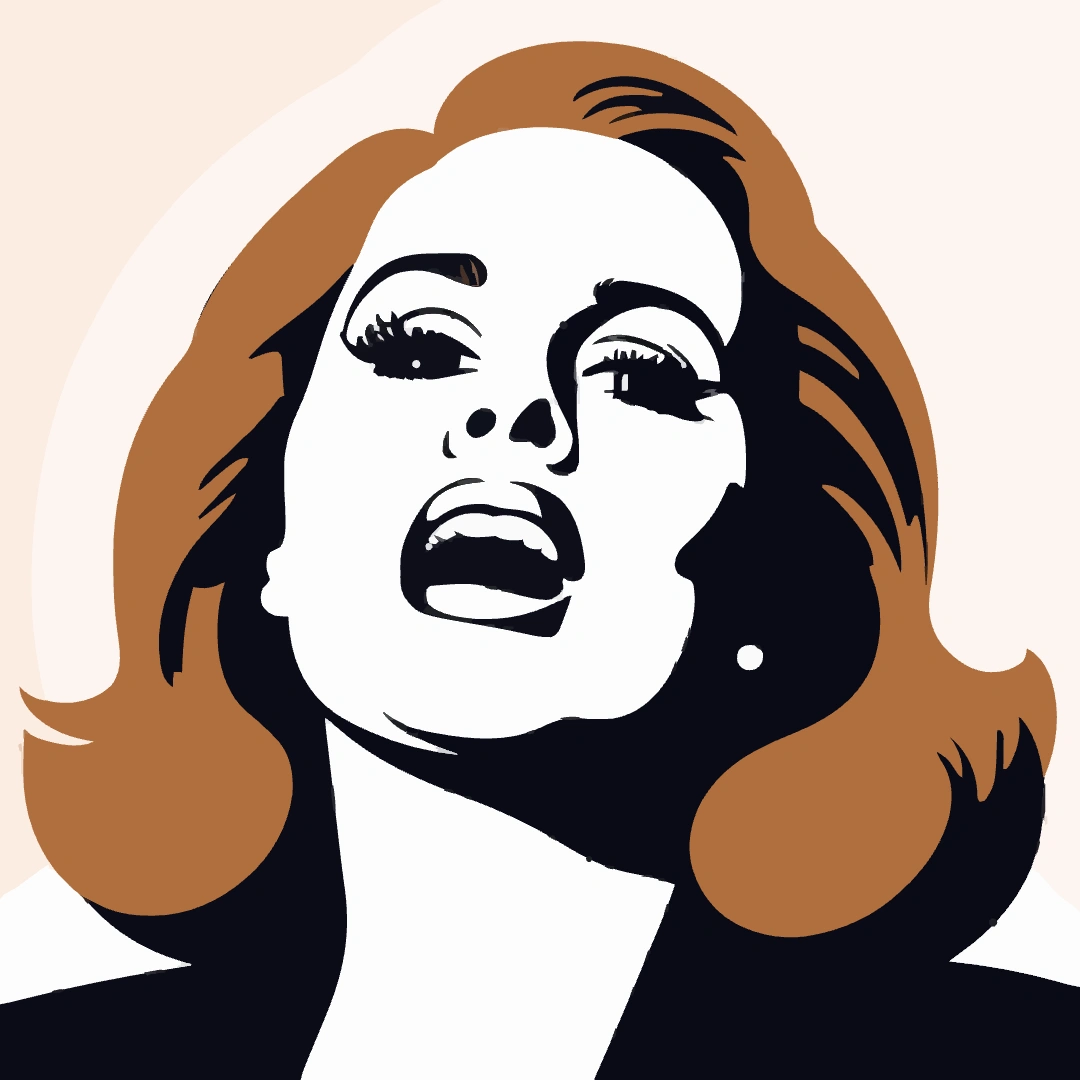 Adele singing.