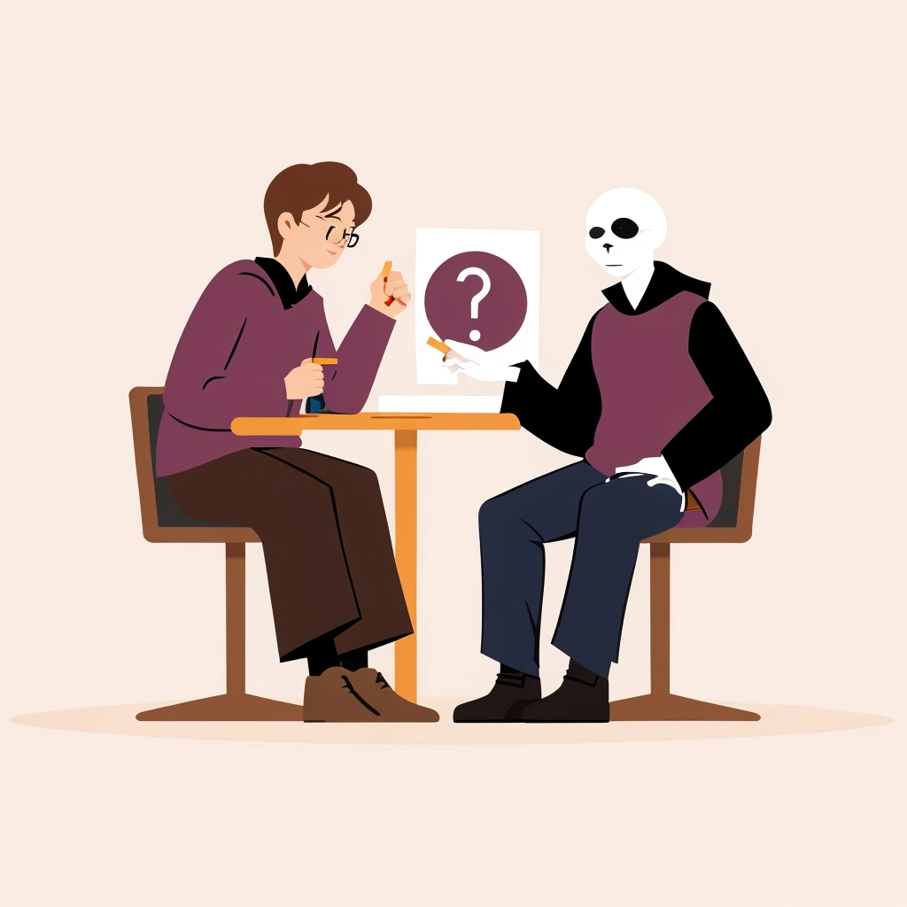 Harry potter and voldemort attending a quiz as a team.